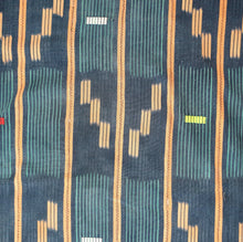 Load image into Gallery viewer, African Ikat Baule Cloth Marine