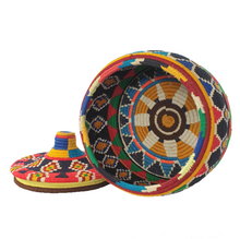 Load image into Gallery viewer, Moroccan Lidded Bread Basket Marrakech