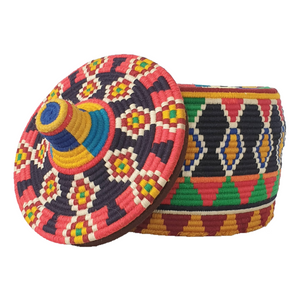 Moroccan Lidded Bread Basket Marrakech