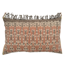 Load image into Gallery viewer, Borneo Dayak Ikat Cushion Fringed