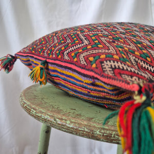 Berber Woven Cushion Zig Zag