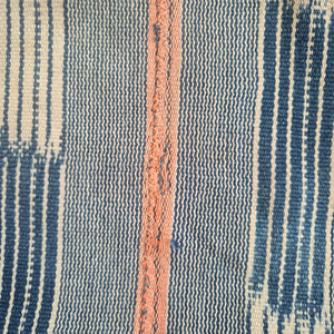 African Ikat Baule Cloth Ladder
