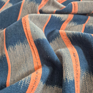 African Ikat Baule Cloth Clementine
