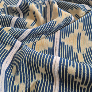 African Ikat Baule Cloth Pyramid