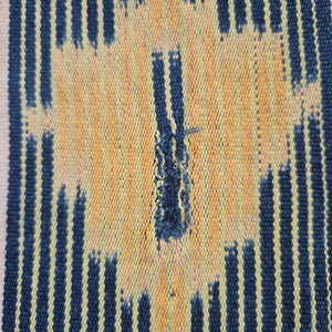 African Ikat Baule Cloth Pyramid
