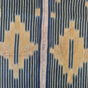 African Ikat Baule Cloth Pyramid