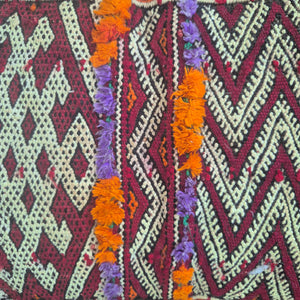 Moroccan Berber Cushion Fringe II
