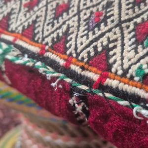 Moroccan Berber Cushion Fringe II