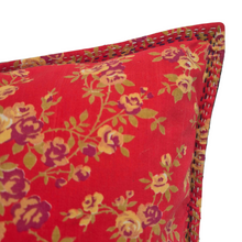 Load image into Gallery viewer, Uzbekistan Chapan Cushion Purple Paisley