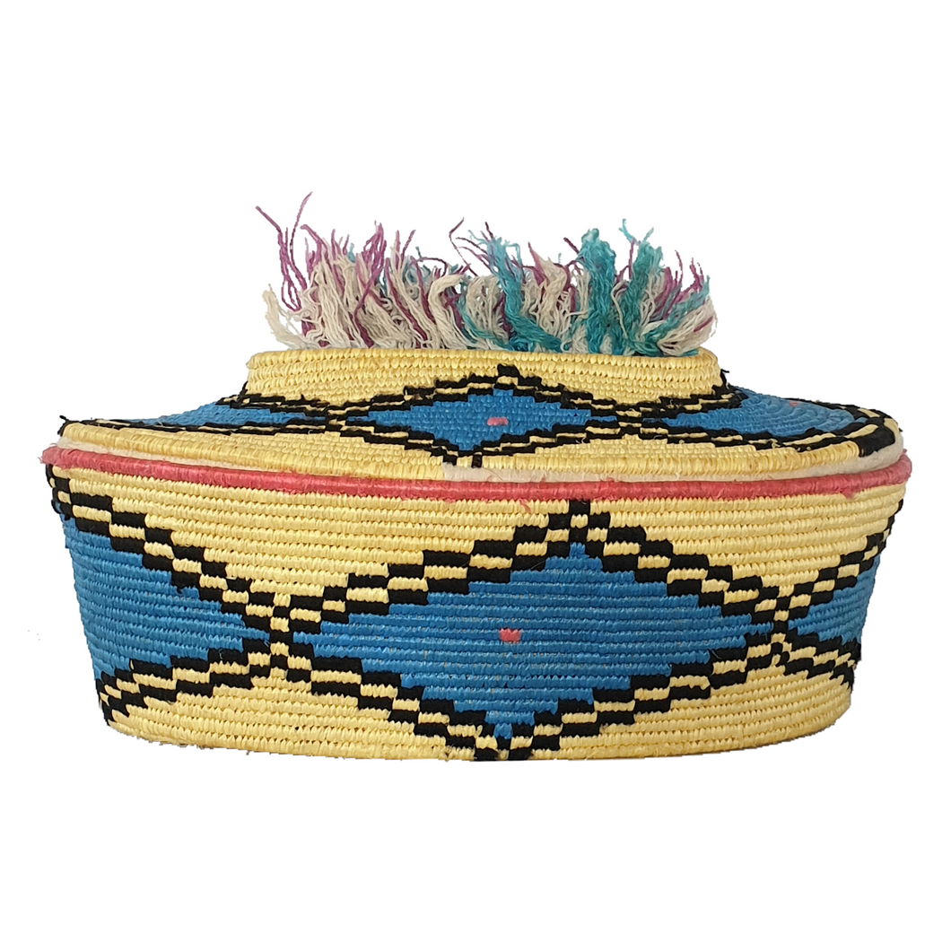Moroccan Lidded Bread Basket Rissani