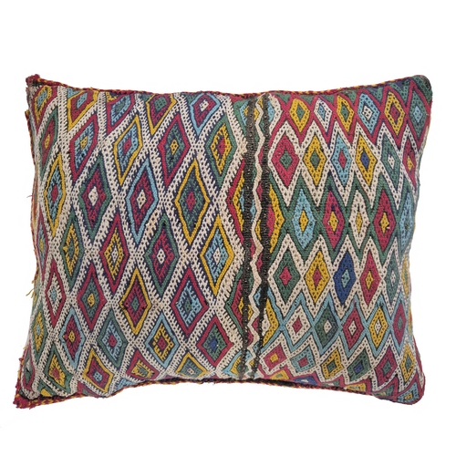 Berber Woven Cushion Tropical