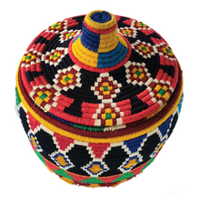 Load image into Gallery viewer, Moroccan Lidded Bread Basket Marrakech