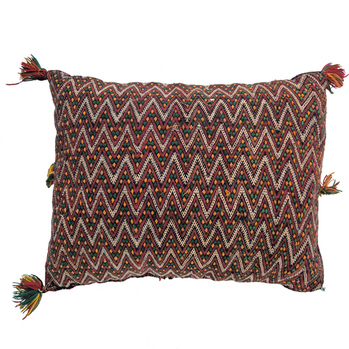 Berber Woven Cushion Zig Zag