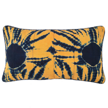 Load image into Gallery viewer, African Baule Cushion Tangerine