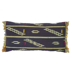 African Baule Cushion Fringe