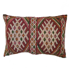 Load image into Gallery viewer, Berber Woven Cushion Double Diamond