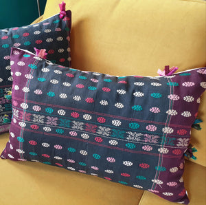 Sumatran Batak Ulos Cushion Cover