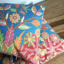 Load image into Gallery viewer, Floral Batik Cushion Cover
