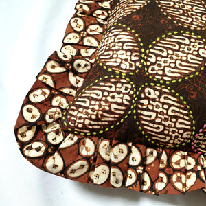 Sogan Batik Cushion Kawung