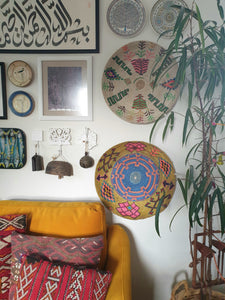 Moroccan Berber Bread Basket Ecru