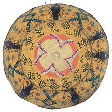 Load image into Gallery viewer, Moroccan Berber Bread Basket Yellow