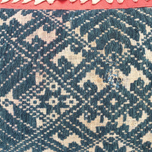 Load image into Gallery viewer, Lao Geometric Indigo Cushion Left