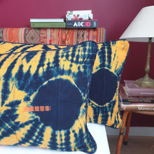 Load image into Gallery viewer, African Baule Cushion Tangerine