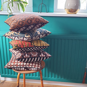 Sogan Batik Cushion Kawung