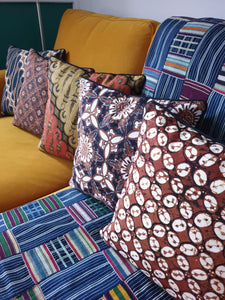Sogan Batik Cushion Kawung