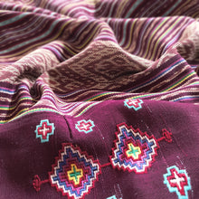 Load image into Gallery viewer, Timor Ikat Tais Aubergine
