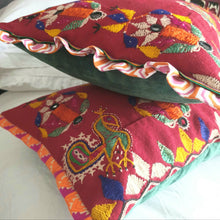 Load image into Gallery viewer, Indian Chaniya Cushion Two Chicks